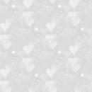 VORBESTELLUNG *Bokeh Hearts * Fake Glitter - Silber/Weiß